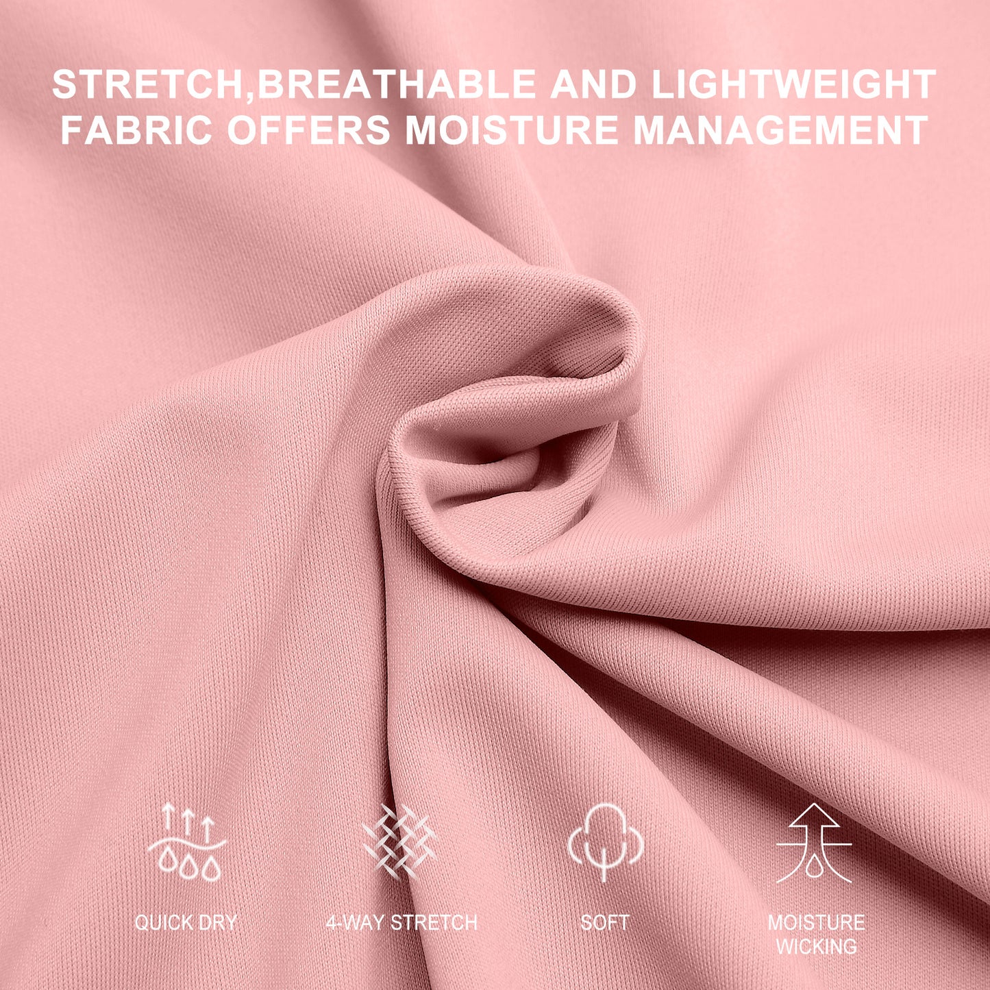 ANIVIVO Women Long Skirt with Leggings Skirted Leggings with Pockets High Waisted Zipper Pockets Modest Athletic skirt-Pink