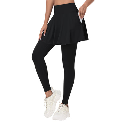 ANIVIVO Skirted Leggings - Black