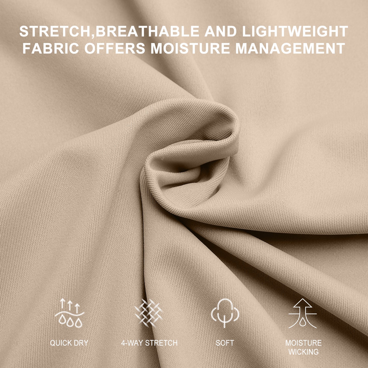 ANIVIVO Women Long Skirt with Leggings Skirted Leggings with Pockets High Waisted Zipper Pockets Modest Athletic skirt-Khaki