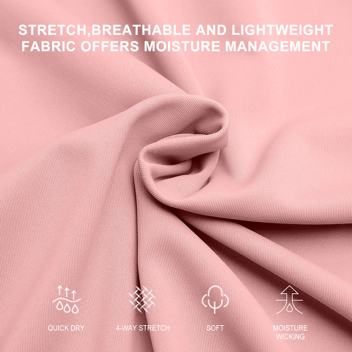 ANIVIVO Women Long Skirt with Leggings Skirted Leggings with Pockets High Waisted Zipper Pockets Modest Athletic skirt-Pink