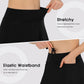ANIVIVO Skorts for Women 20" Knee Length Tennis Skirts with Pocekts-Black