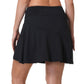 ANIVIVO 17" Golf Skorts for Women with Pockets Athletic Tennis Skirt-Black