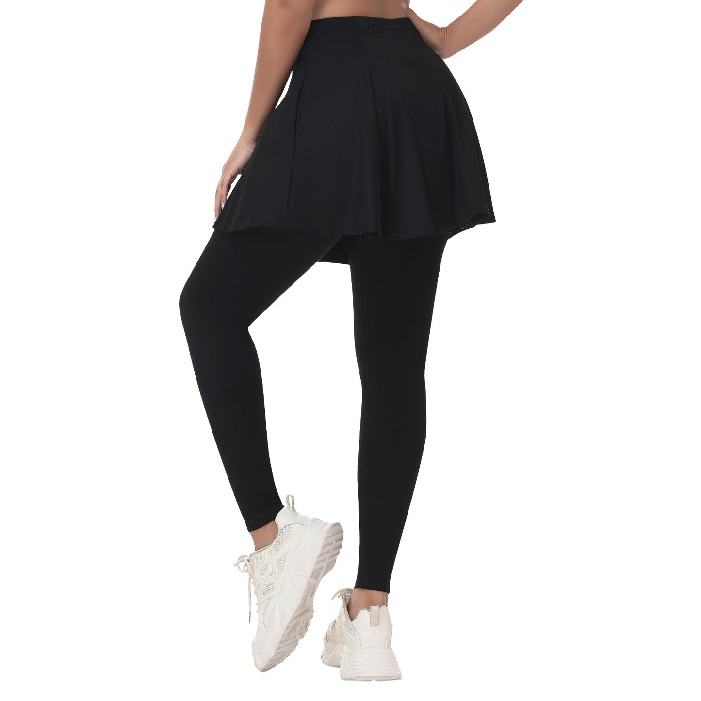 ANIVIVO Skirted Leggings - Black