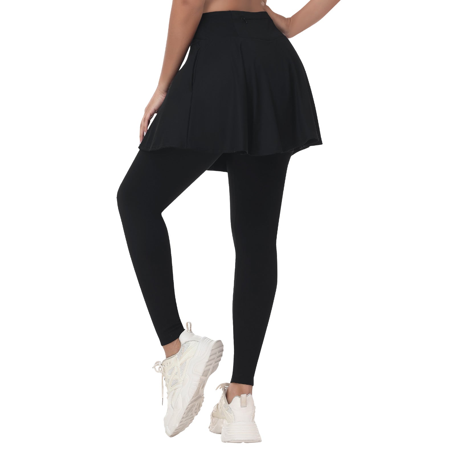 ANIVIVO Skirted Leggings - Black