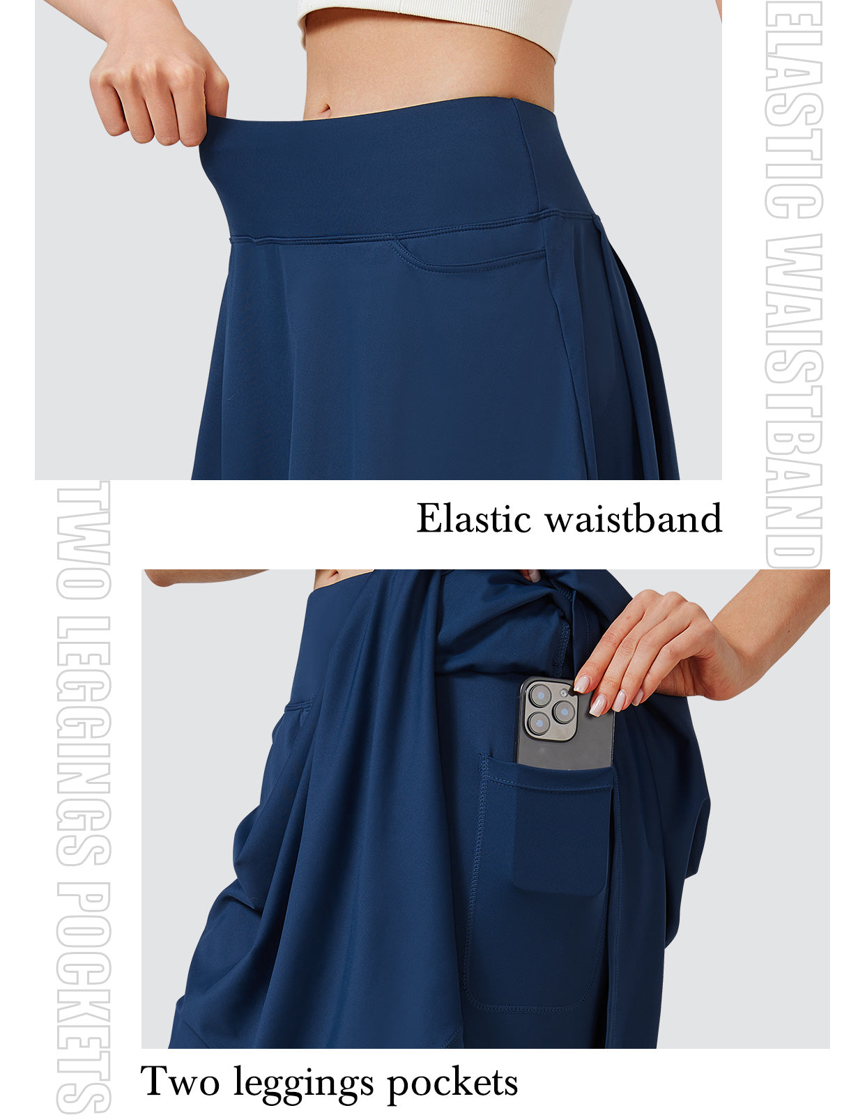 ANIVIVO Skirted Leggings - Navyblue